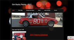 Desktop Screenshot of donbayleyracing.com