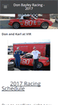 Mobile Screenshot of donbayleyracing.com